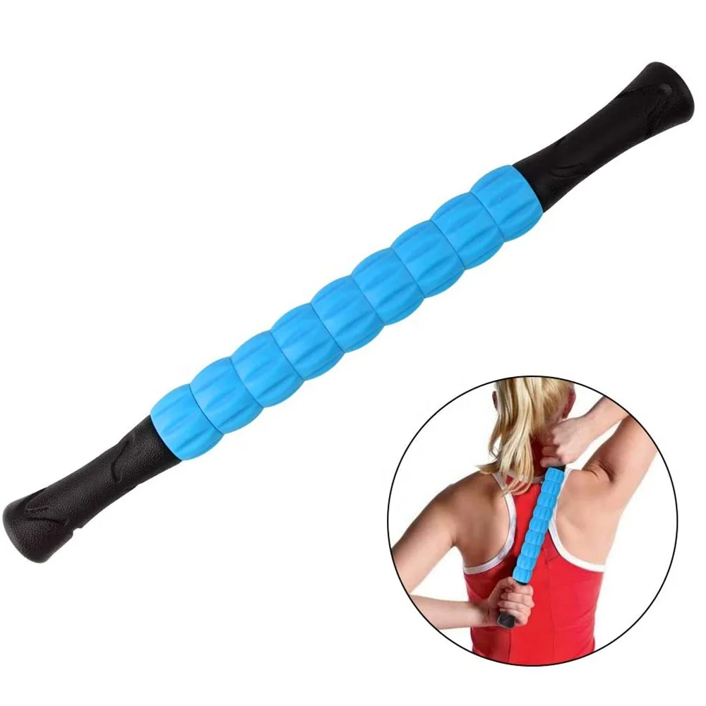 

Muscle Roller Stick Body Massage Roller Stick Tool for Relieve Sore Muscles Cramping Tightness Physical Therapy, Black,blue,purple,pink,red,orange,green