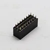 2.54mm short pin female angle three rows Y end 90 degree pin connector header