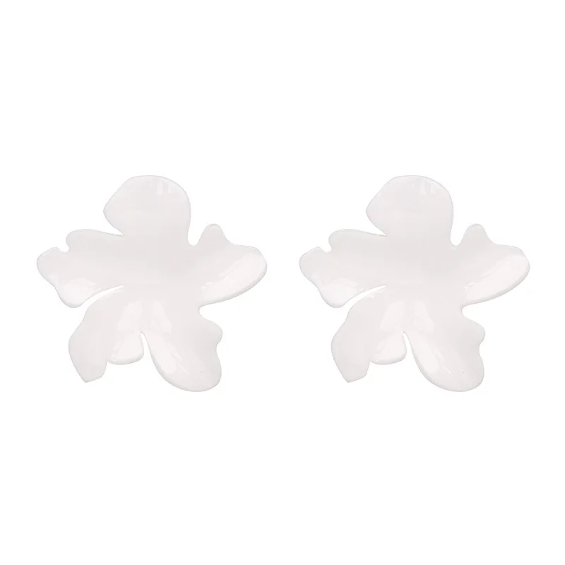 

2021 Sailing Jewelry Flower Resin Petal Drop Earring Resin Flower Statement Earring