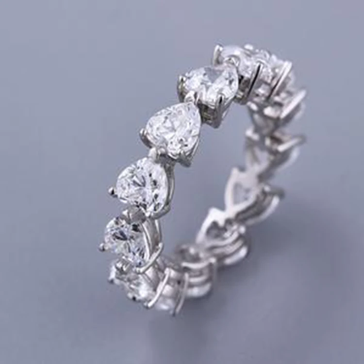 

High Quality women jewelry enamel infinity toe diamond 925 sterling silver ring