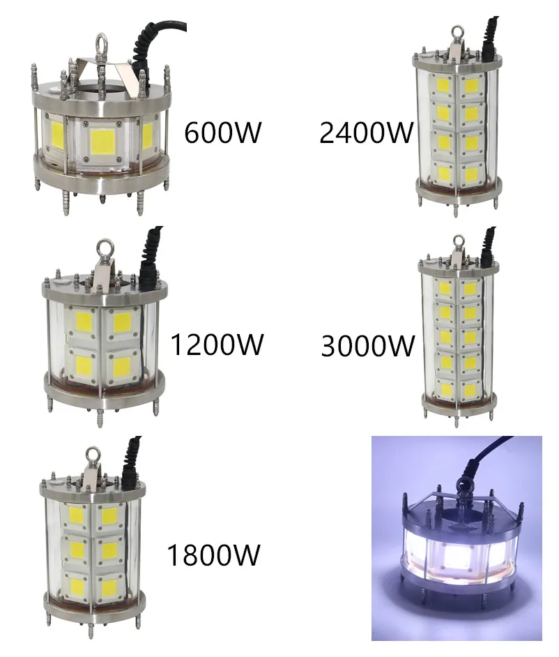 High voltage fishing light