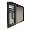 Custom standard size aluminium frame casement door and window parts colours
