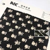 V179 Cross pattern plus roses PVC artificial leather for bags and shoes