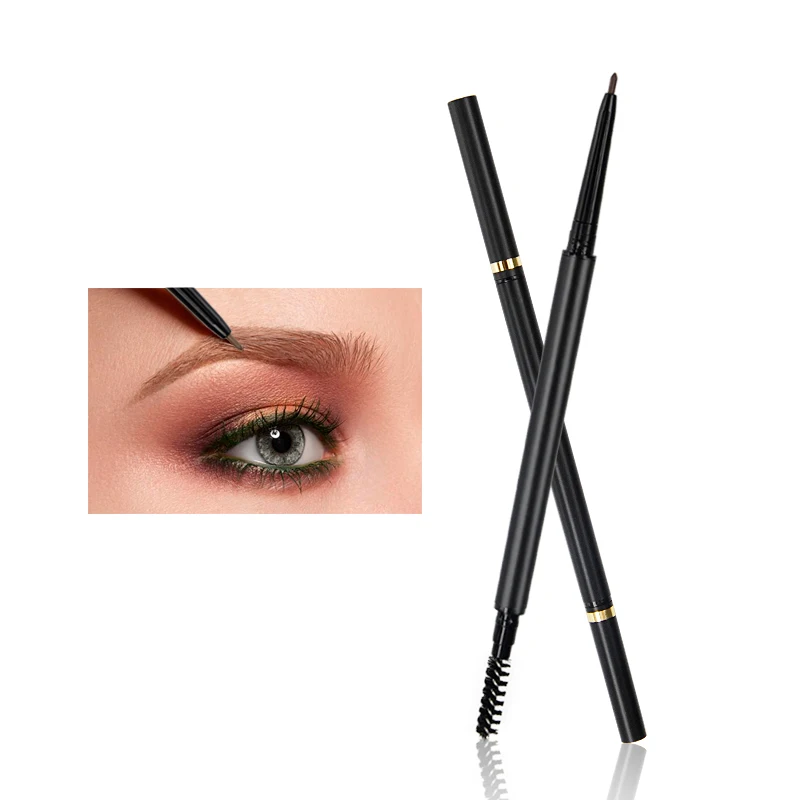 

6 colors refillable wholesale waterproof high pigmented private label customise eyebrow pencil