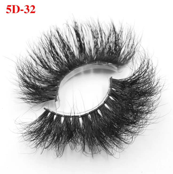 

Wholesale Custom eyelash Packaging box dramatic 5d 25mm lashes Natural Mink eyelashes Vendor mink lashes, Black color