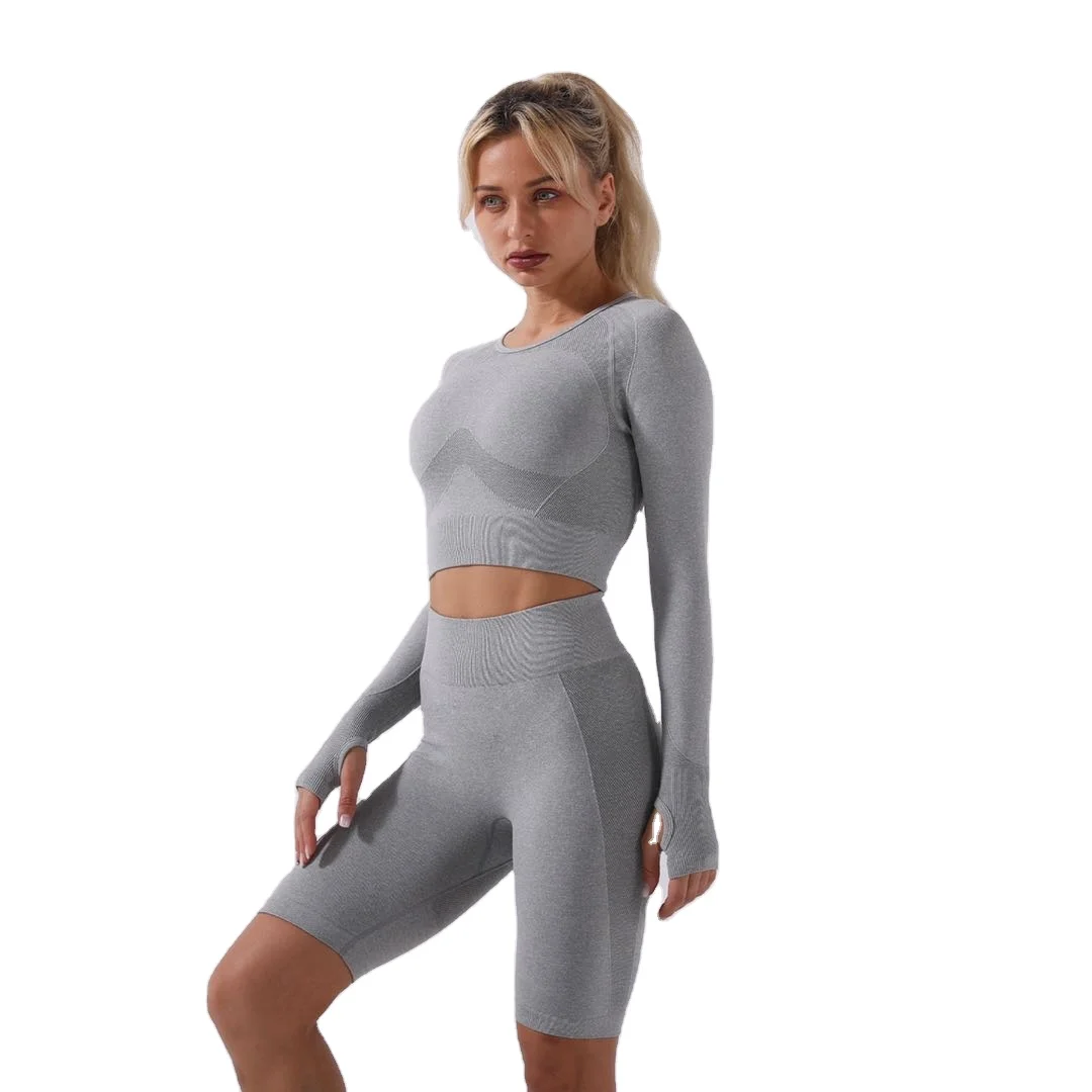 

Cross-Border Europe And The United States Yoga Suit Fitness Seamless Pants Sports Bra Lift Hip High Waist Stretch Hanging Dyed T, Black,purple,orange