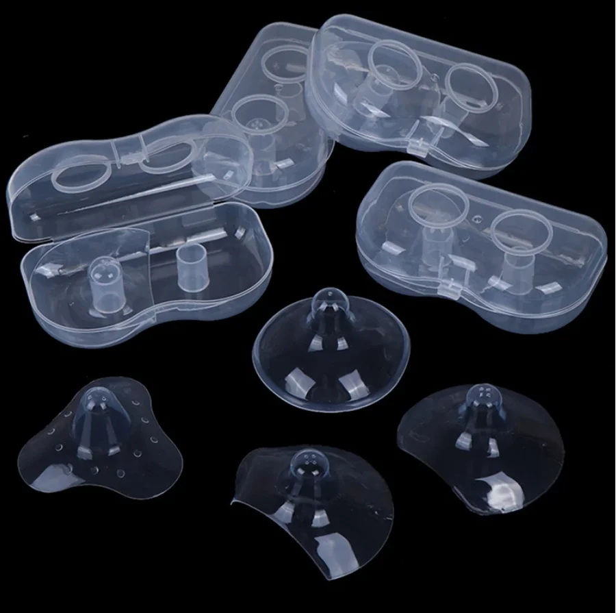 

Silicone Nipple Protectors Mothers Nipple Shields Protection Cover Breastfeeding Silicone Nipple, Transparent