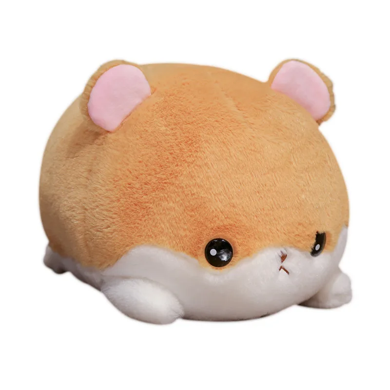 

2020 new creative planking animal Dog doll chubby pika cat Shiba Inu plush toy gift, As picture