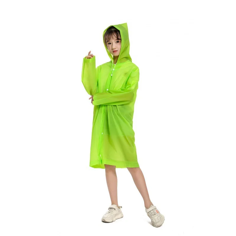 

Kids Rain Ponchos Portable Reusable Emergency Raincoats children's rain jacket