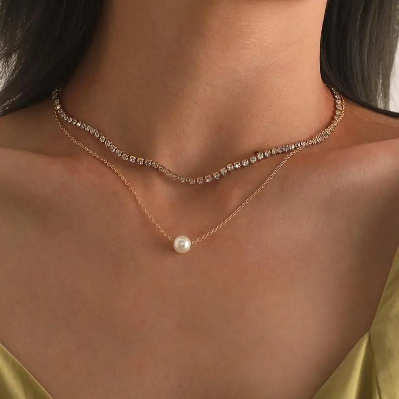 CHAINED & ABLE Bad Kid Smile faux pearl necklace | Harvey Nichols