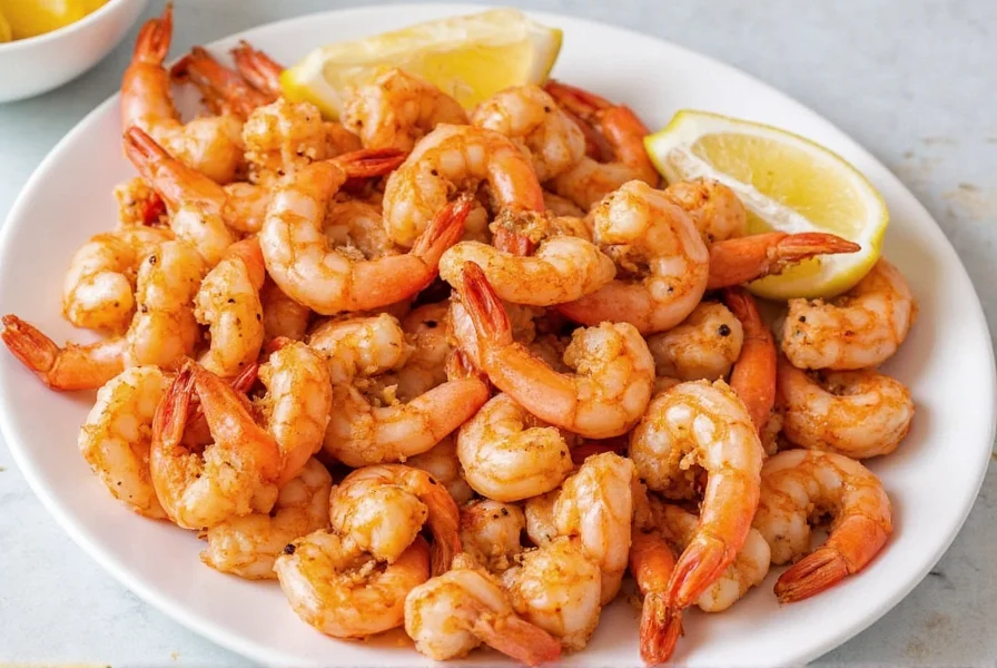 Visual infographic showing common mistakes when seasoning shrimp