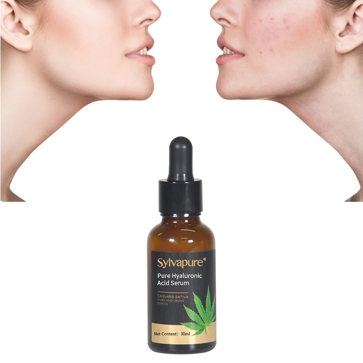 

natural Organic Lighting Anti Aging Herbal Extract Skin Care Golden Active oem pure vitamin e face hemp serum oil, White milk