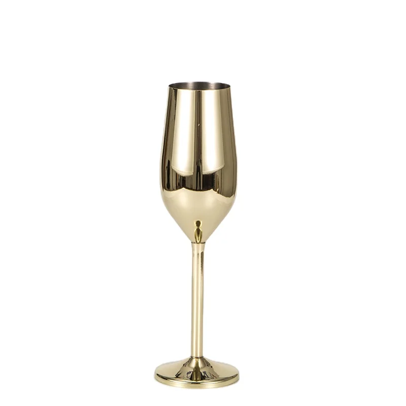 

Hot Sale Stainless Steel Champagne Flutes Wine Cocktail Goblet