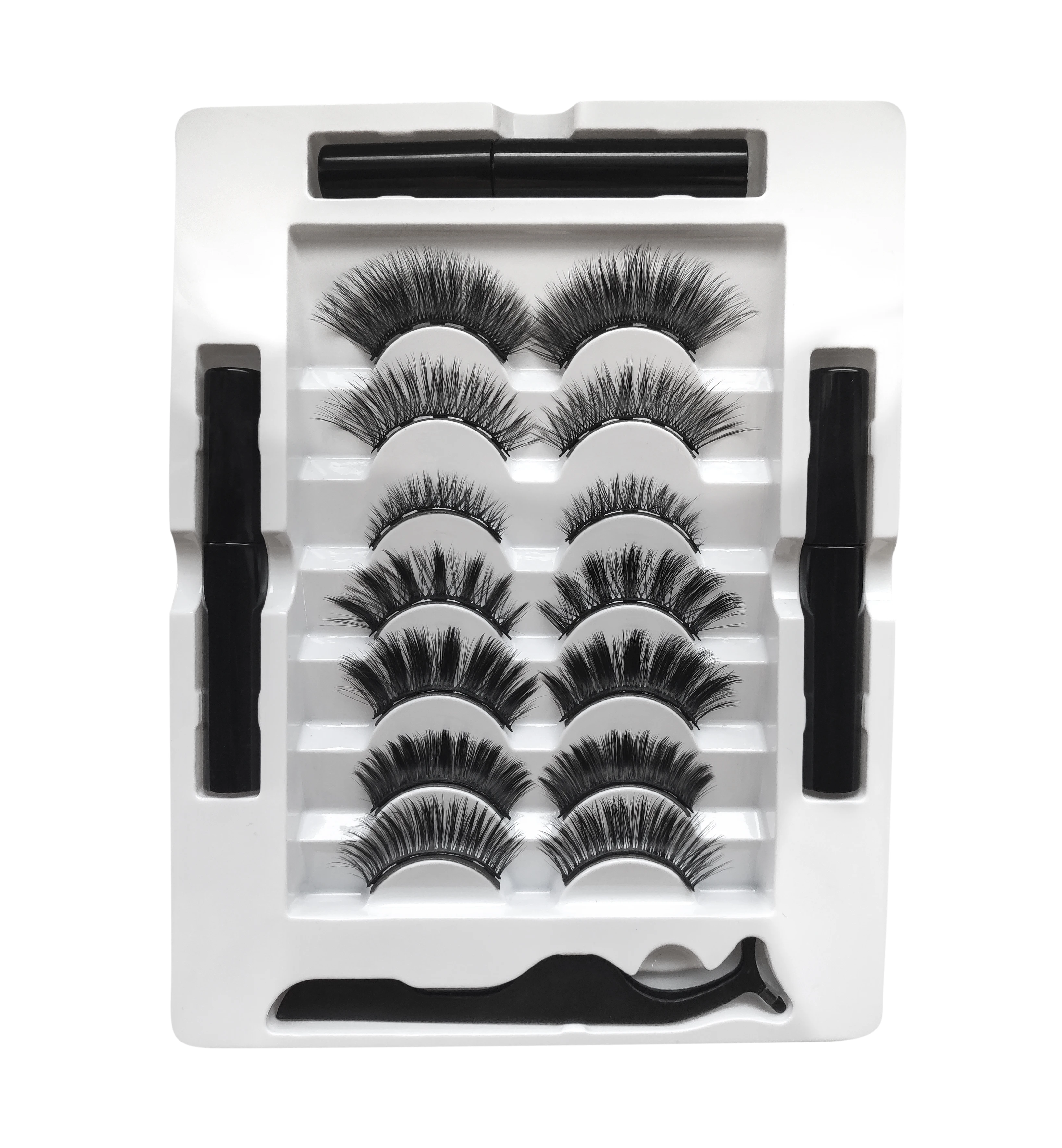 

2021 best-selling magnetic eyelash set ,new soft magnetic eyelashes 2 second eyelashes