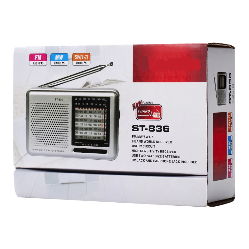 
Factory Supply Customized CE& ROHS Certified Good Quality Portable Pocket Shortwave Am Fm Mw Sw 9 band radio 