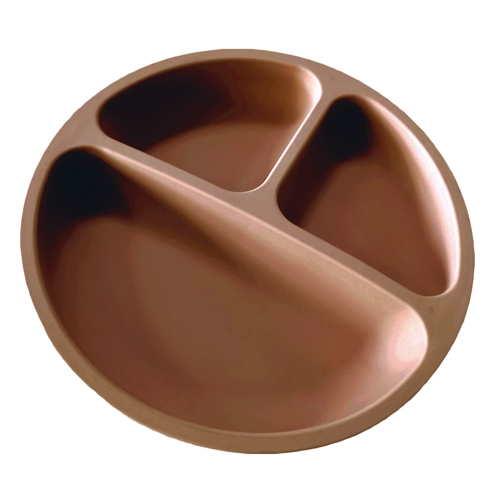 Silicone Baby Eating Divided Plate Set Wholesale Eco Friendly