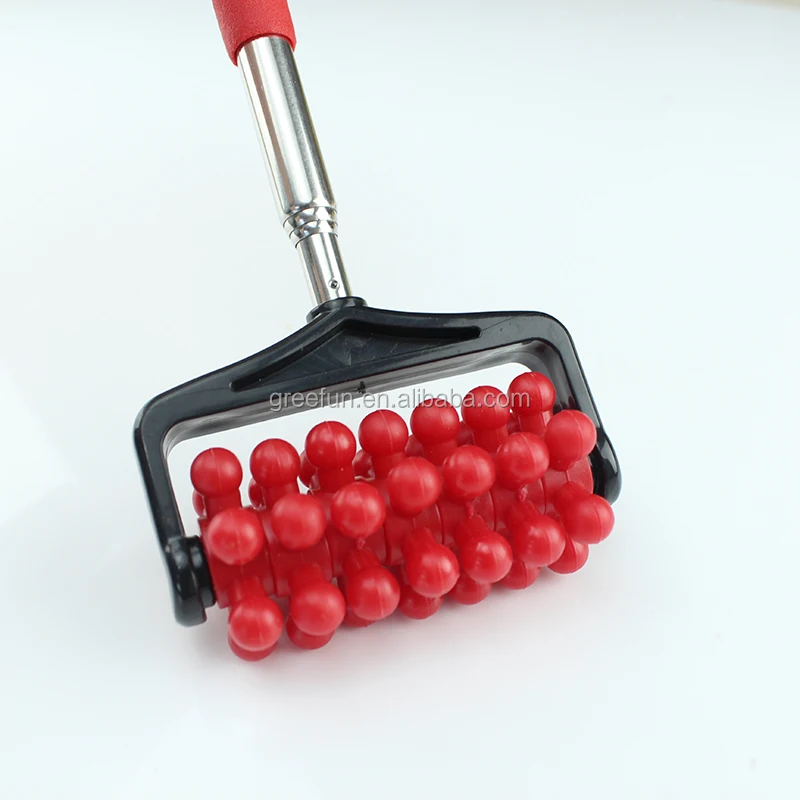 Hand Massage Roller Body Cellulite Massager Stick Retractable Wheel