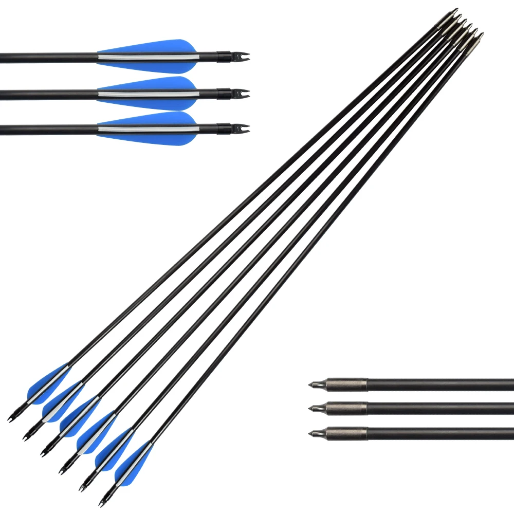 Factory Outlet Hunting Equipment Fiberglass Arrow For Archery Recurve