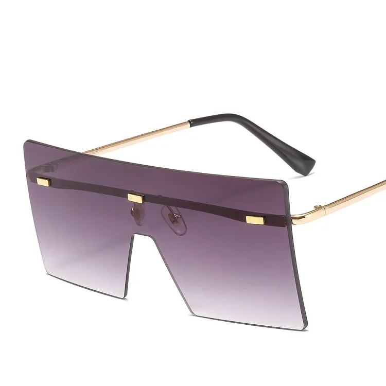 

Oversize Shades Rectangle Rmless Square Sunglasses Fall Fashionable Sunglasses