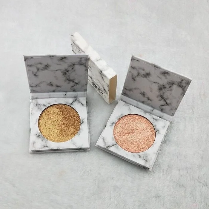 
Cosmetic Bronzer 6 Colors Highlighter Powder Single Palette Vegan Makeup No Brand Pressed Highlighter 