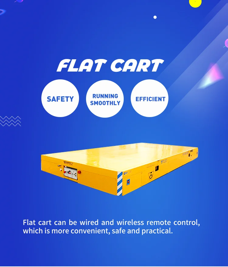 product-750-878 25 Tons Factory Supply Electric Transfer Cart Precast Concrete Workshop Workshop Bogie Using