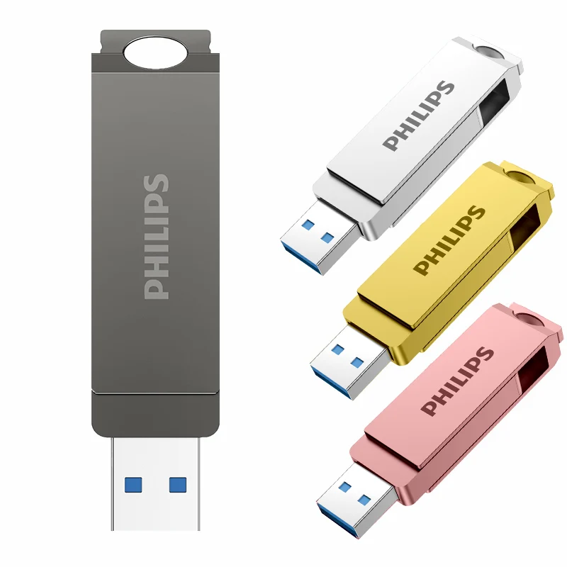 

PHILIPS High speed Swivel USB Flash Drive 512MB 1GB 2GB 4GB Pen Drive 3.0 8GB 16GB 32GB Real Capacity Memory Stick