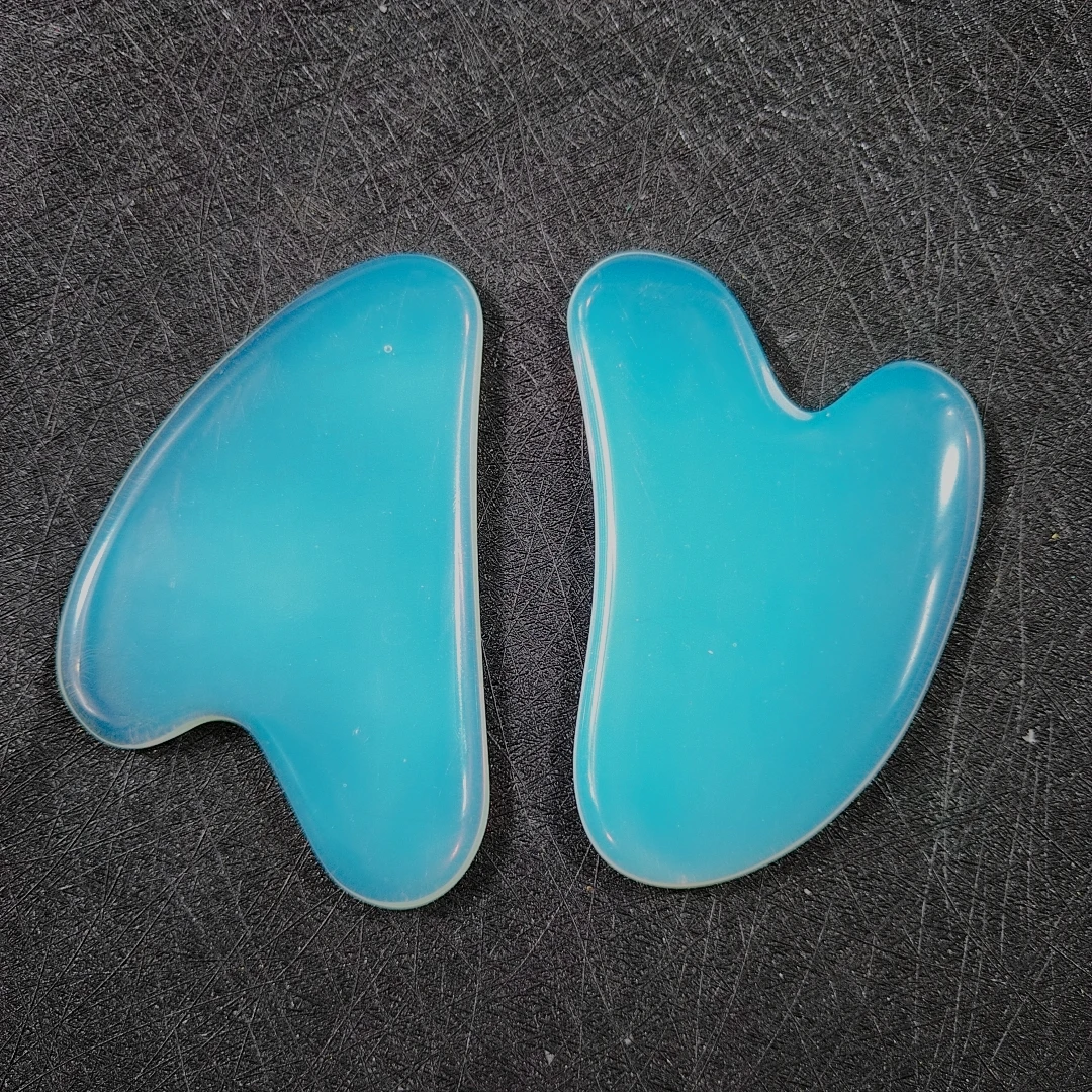 

Light heart massager opalite gua sha massage tool natural jade