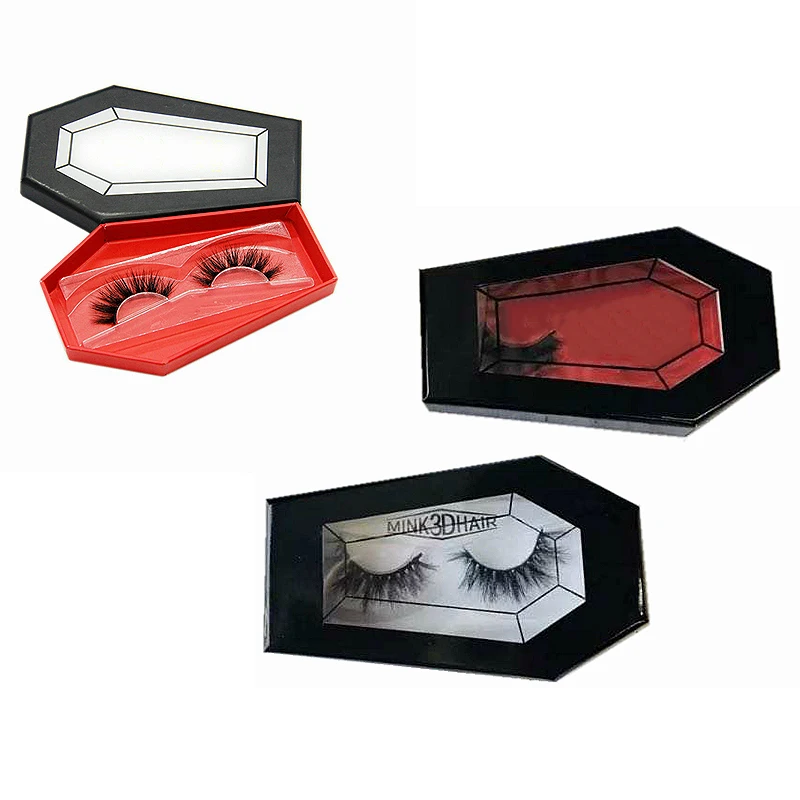 

coffin shaped packaging box mink lashes3d 25mm coffin lash box lashese with case 3d mink eyelashes vendor