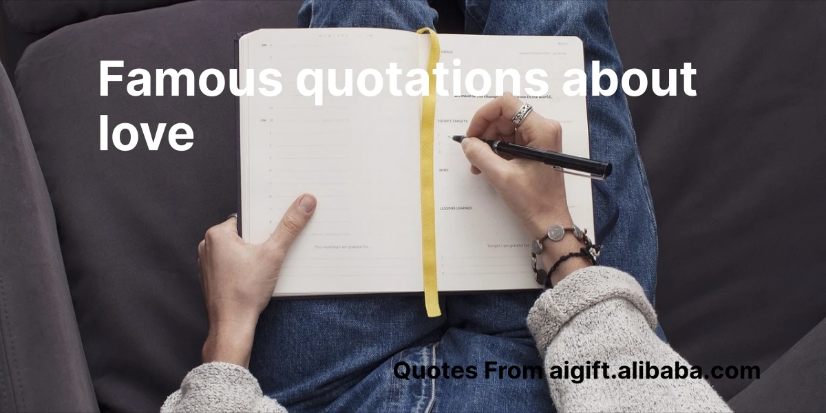 famous quotations about love