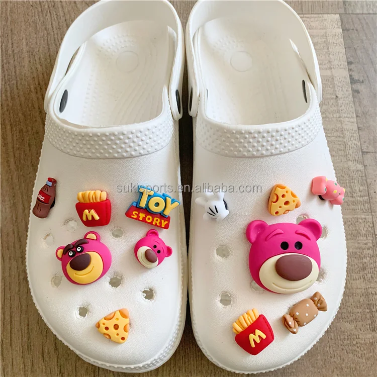 

Donut Shoe Charm Wholesale 3d Charms For Clog Metal Bling Shoe Charm For Kids Gift