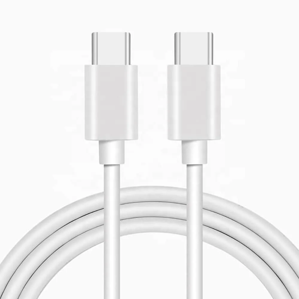 

PD USB Cable Type-C Otg Charge Type C To 8 Pin Fast Charging USB C Cable 60W 100W For iPad Macbook Pro, White