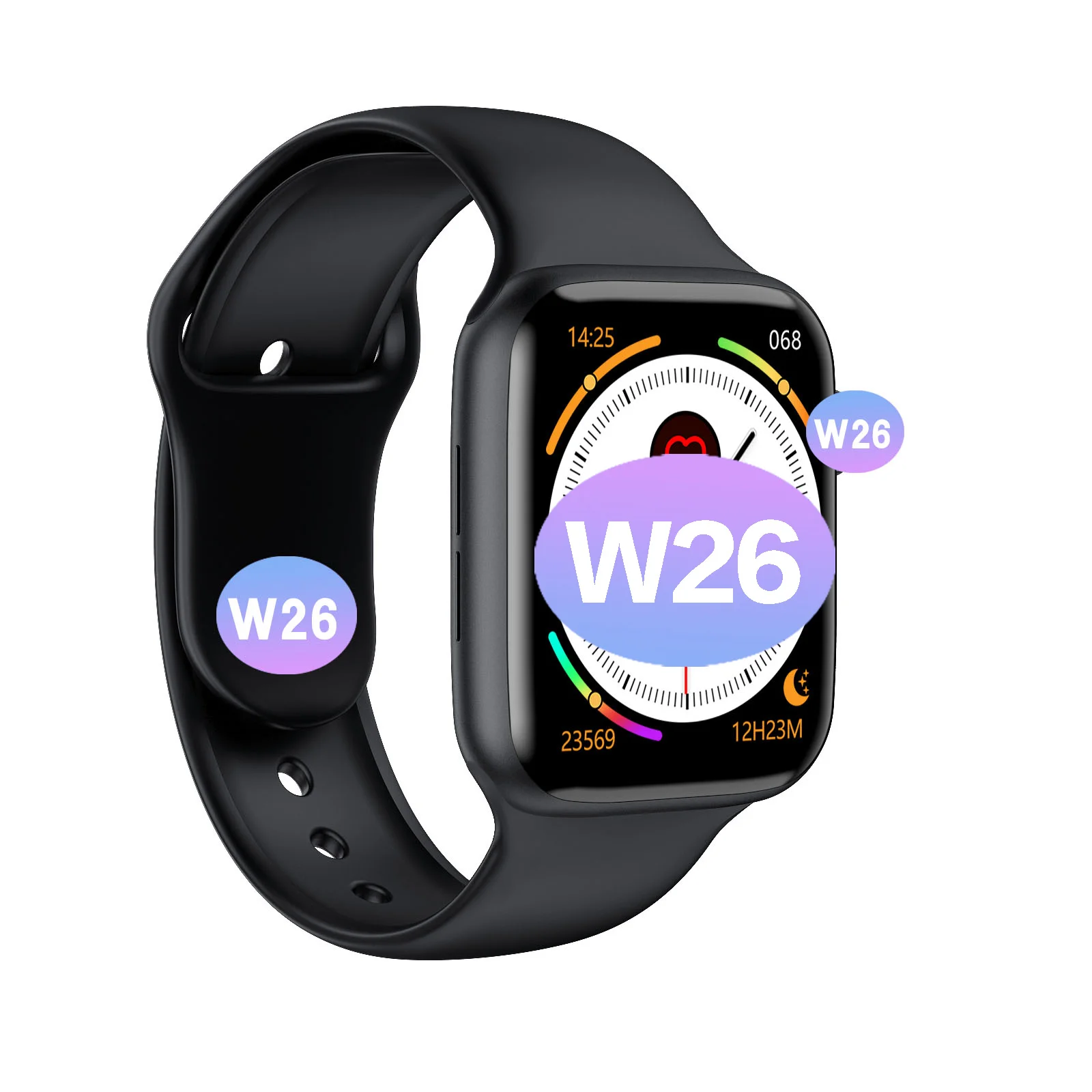 

W26 Smart Watch Series 6 Series 5 Android Smart Watch With Body Temperature smartwatch