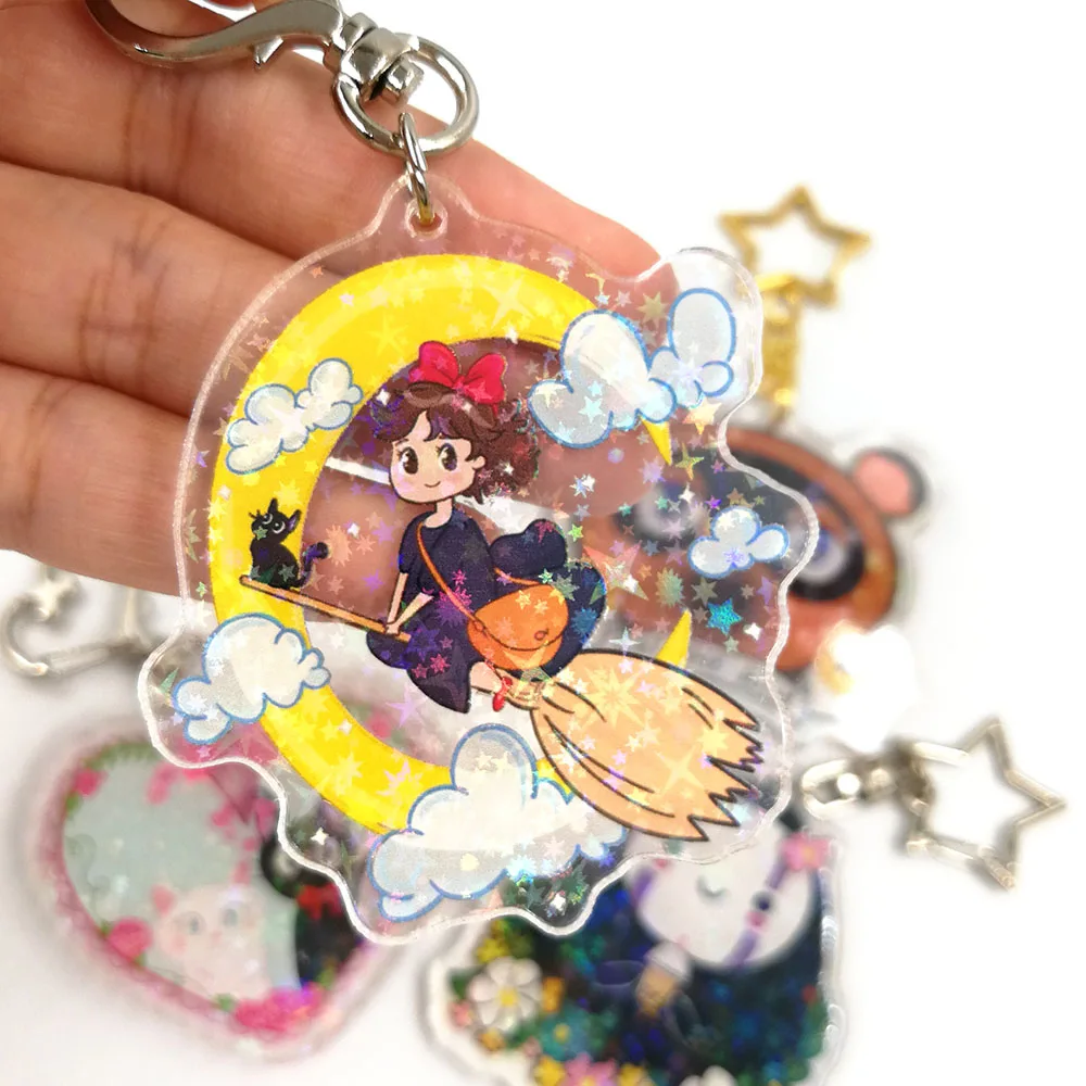 Custom Clear Star Hologram Acrylic Charms Keychains - Buy ...