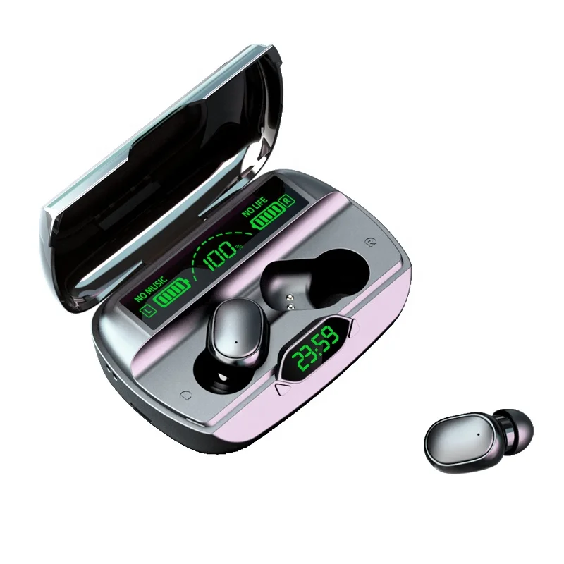 

True wireless noise cancelling mini sport power bank earbuds g6 g 6 best oem tws audifonos audionic ear buds gaming headphones
