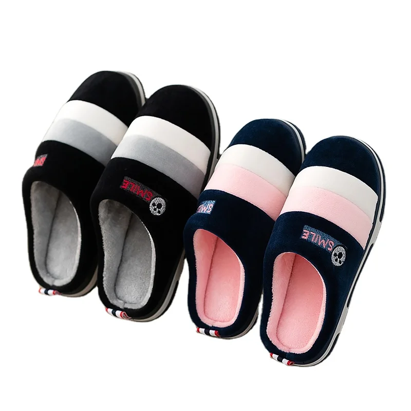 

wholesale New fashion adult/child family warm cartoon cute thickened indoor slipper shoes