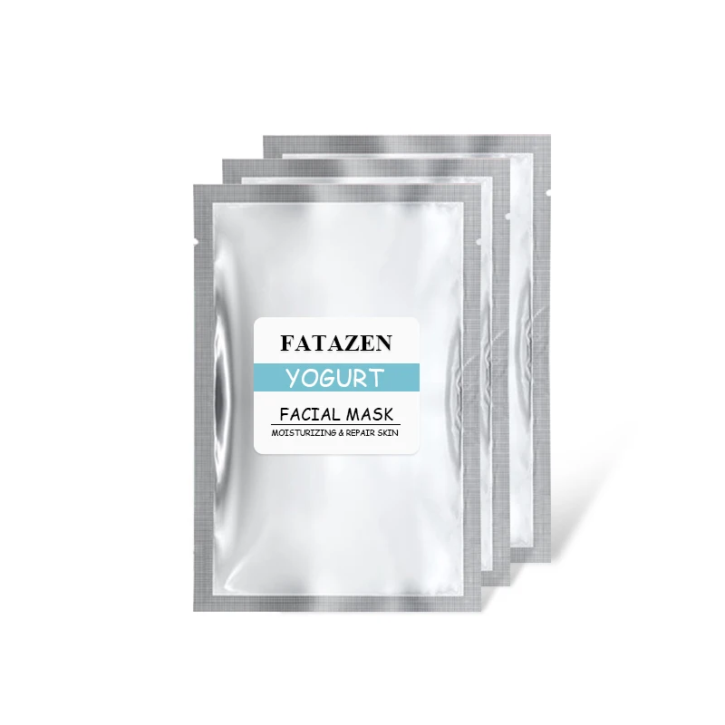 

Private Label FATAZEN Yogurt Moisturizing Repairing Whitening Hyaluronic Acid Facial Mask For Sheet