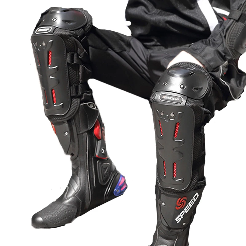 

4Pcs/Set Motorcycle Knee pad Stainless Steel Moto Elbow KneePads Motocross Racing Protective Gear Protector Guards Kit knee pad