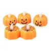 Creative LED Pumpkin Halloween Props Baubles Plastic Lighting Light Toy Playthings For Party Dancing Atmosphere Ornament
