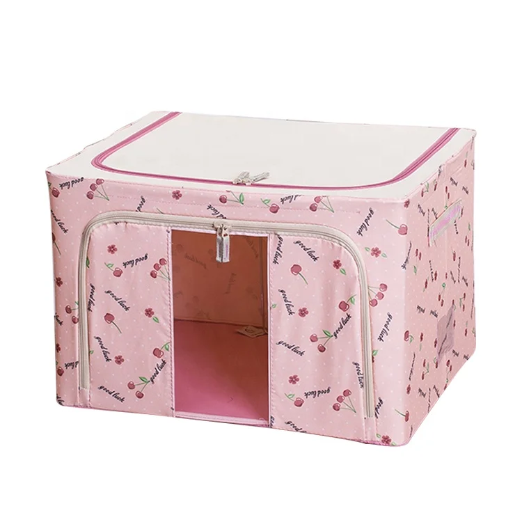 

Closet Organizer Containers Closed Closet Storage Totes With Metal, Customized color