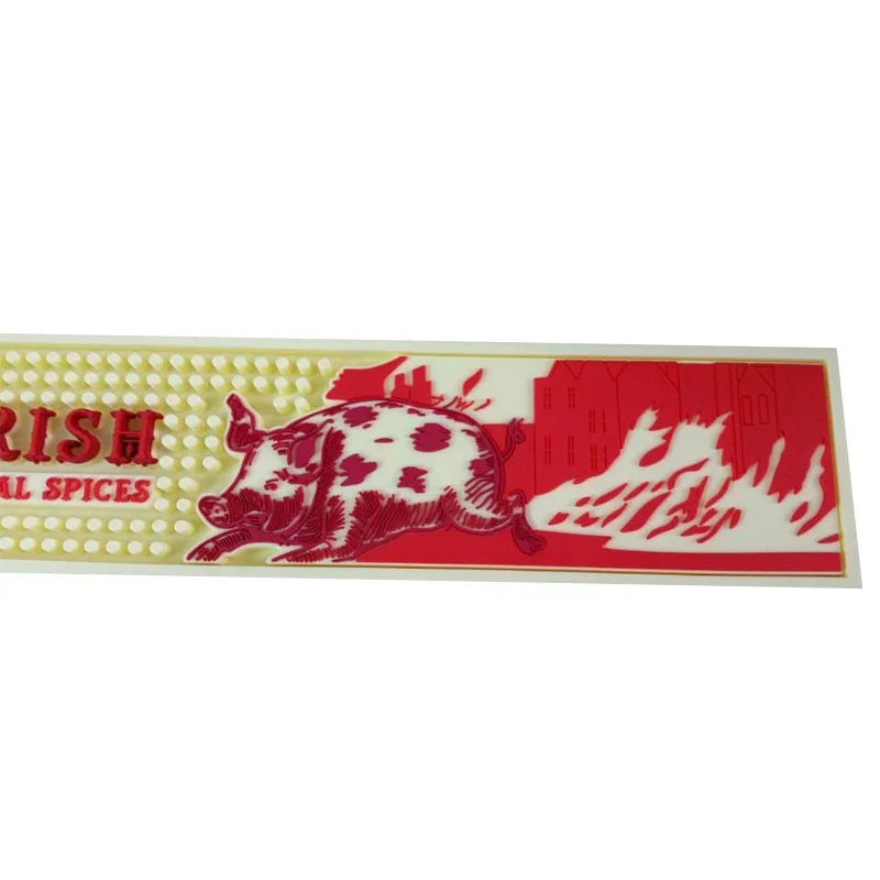 
OEM mat,Jagermeister Custom Brands Soft PVC Led Bar Mat 