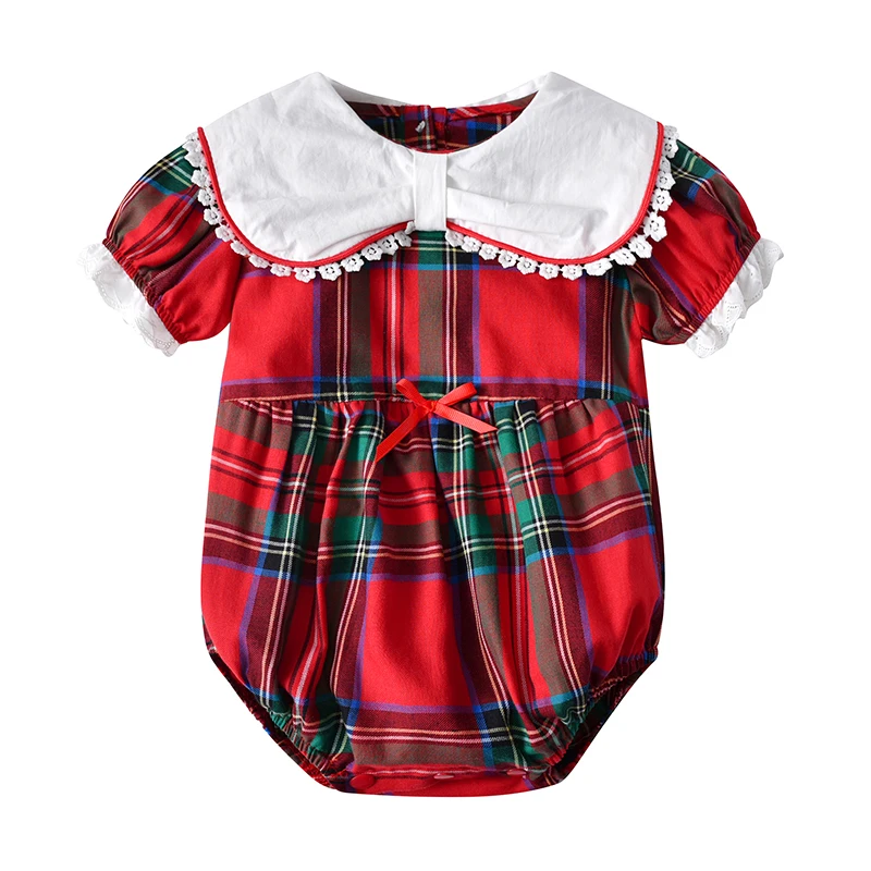 

Wholesale Prices Birthday Princess Crew Neck 0-1years Kids Baby Romper With Cheap Price, Red