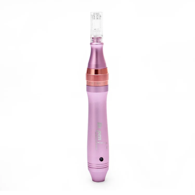 

M7 Electric Derma pen Wired Skin Care Machine Device Tattoo Microblading Tattoo Needles Mesotherapy Facial Tools, Pink