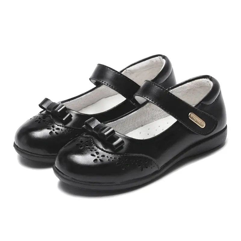 

2020 student's black school uniform shoes children kids performance genuine leather dress shoes, Many colors as photos or according to color samples