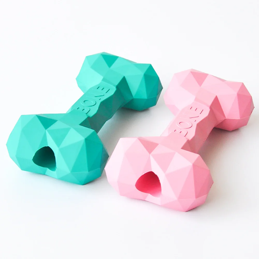 

Hot Selling Premium Cheap wholesale soft rubber Bone type chew dog pet toys