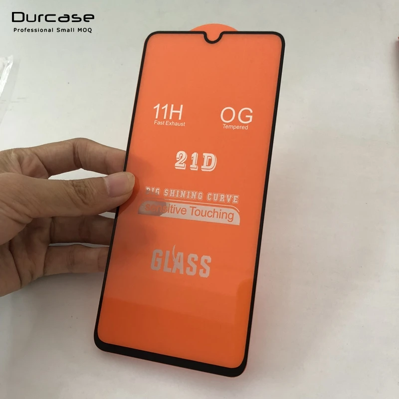 

Durcase OG 21D Shockproof Mobile Phone 9H Tempered Glass Screen Protector For Tecno Comon 12 With Package, Black