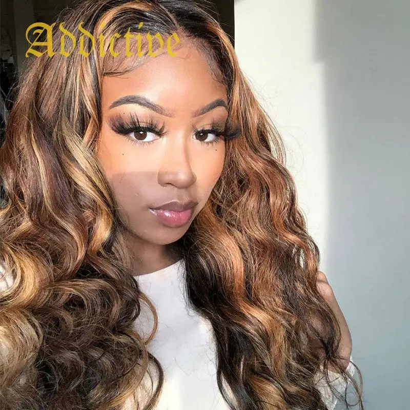 

Addictive Brown Lace Front Brazilian Human Hair Wig Makeup