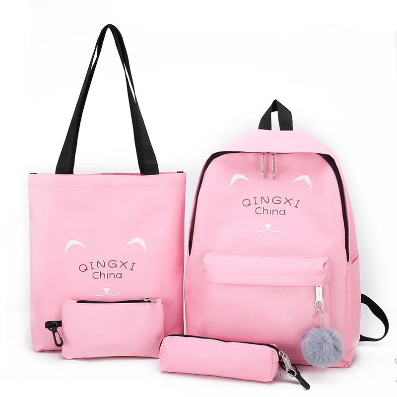 

student canvas canvas oem mini backpack cute, 4 colors
