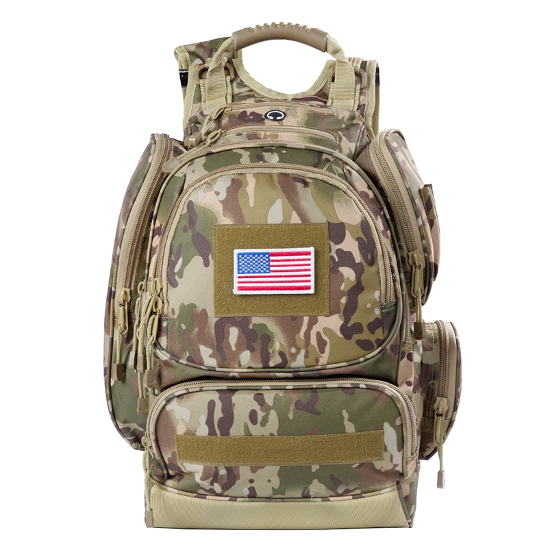 

camping and outdoor backpack custom embroiderd rucksack outdoor sling backpack tactical backpack, Multicam tactical backpack