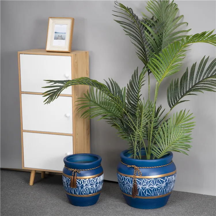 

Cheap modern simple style garden decorative ceramic glazed outdoor large flower pots