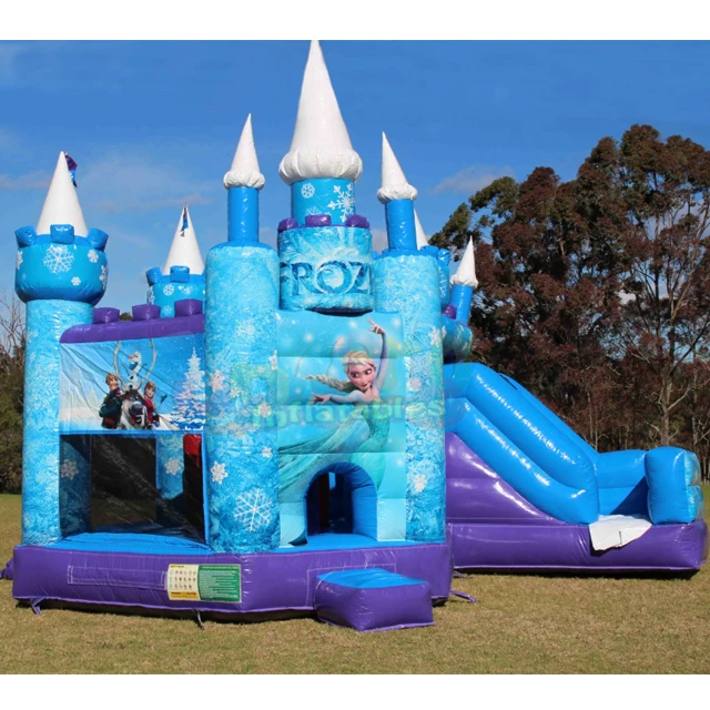 Надувной дом. Надувной батут под прозрачным куполом. Inflatable Castle. Big bouncy Castle.